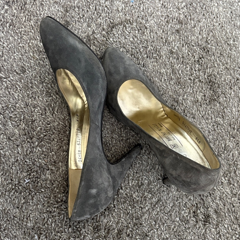 Bruno Magli Charcoal Heels